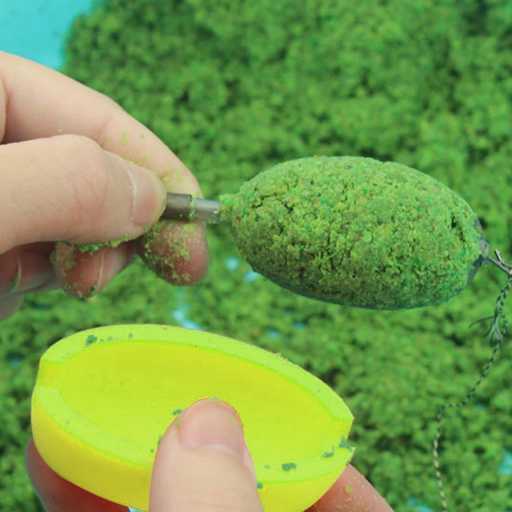 Carp Fishing Bait Feeder Mould Portable Inline Method Fishing Bait Basket Feeders for Carp Fishing Bait Holder Tool