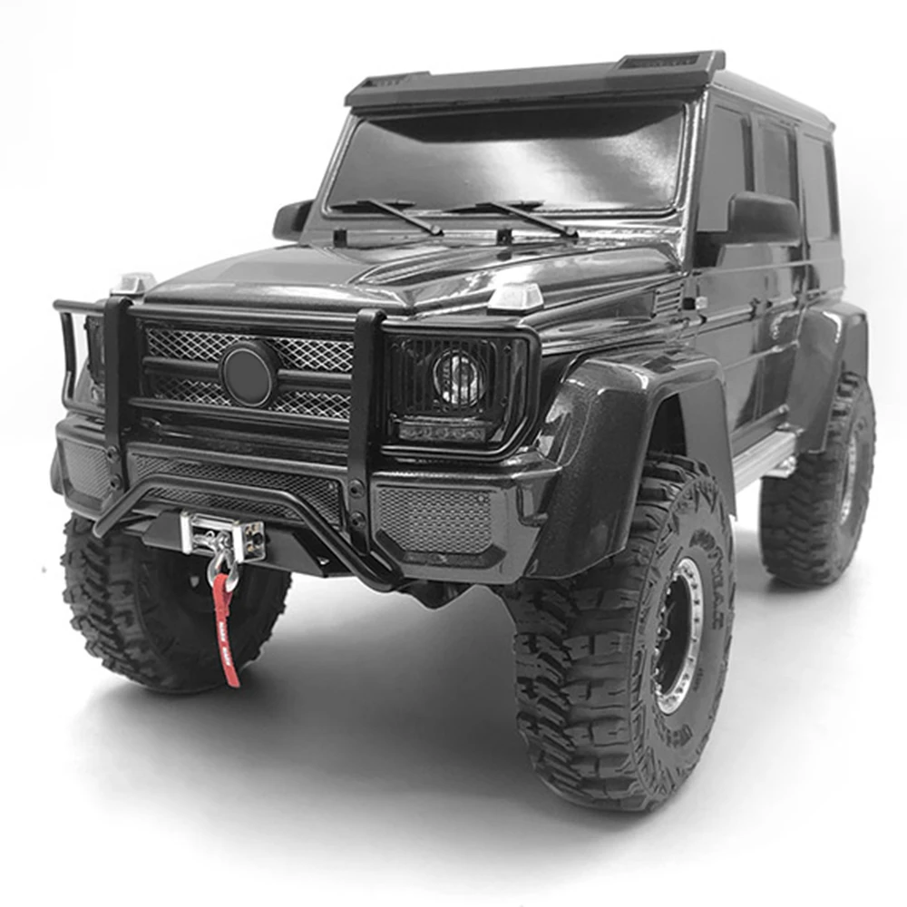 RC Car Metal Front Rear Bumper 1:10 RC Crawler TRX4 G500 TRX6 G63 6X6 Upgrade Parts INJORA rc car parts
