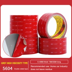 High - Performance Waterproof Double - Sided Adhesive Tape for Automotive and Decorative Use (Red 3M)