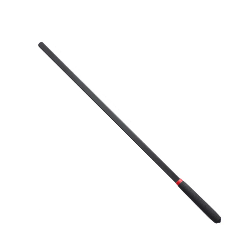 50CM Flat Fibre Long Straight Whip Riding Crop Flogger Black Matte Finish Handle Cover Paddle Slapper for Horse Training 2