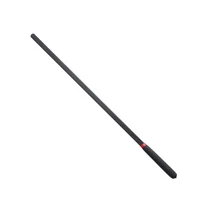 50CM Flat Fibre Long Straight Whip Riding Crop Flogger Black Matte Finish Handle Cover Paddle Slapper for Horse Training 2