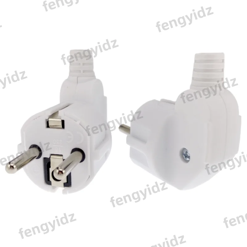 Power Adapter Eu AC Power Adapter Socket 16A 250V Connector Cable Electrical Plug White Black Male Converter Adaptor Detachable Plug