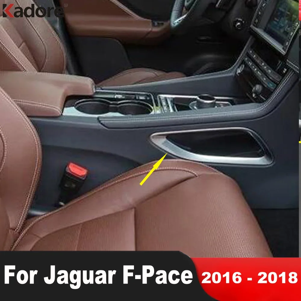 

Автомобильная центральная консоль, боковая коробка переключения передач, обшивка для Jaguar F-PACE 2016 2017 2018, украшение из углеродного волокна, аксессуары для интерьера