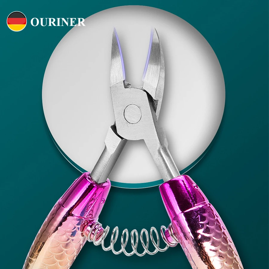 

Professional Stainless Steel Eagle Nose Pliers Dead Skin Nail Clippers Double Spring Nail Groove Pliers Nail And Toe Manicure