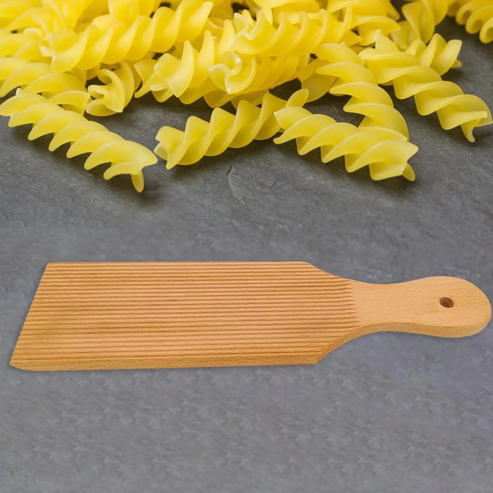 Gnocchi Pasta Plate Pasta Making Tools Roller Wooden Stripe Pattern Butter Board for Rolling Home Restaurant Kitchen