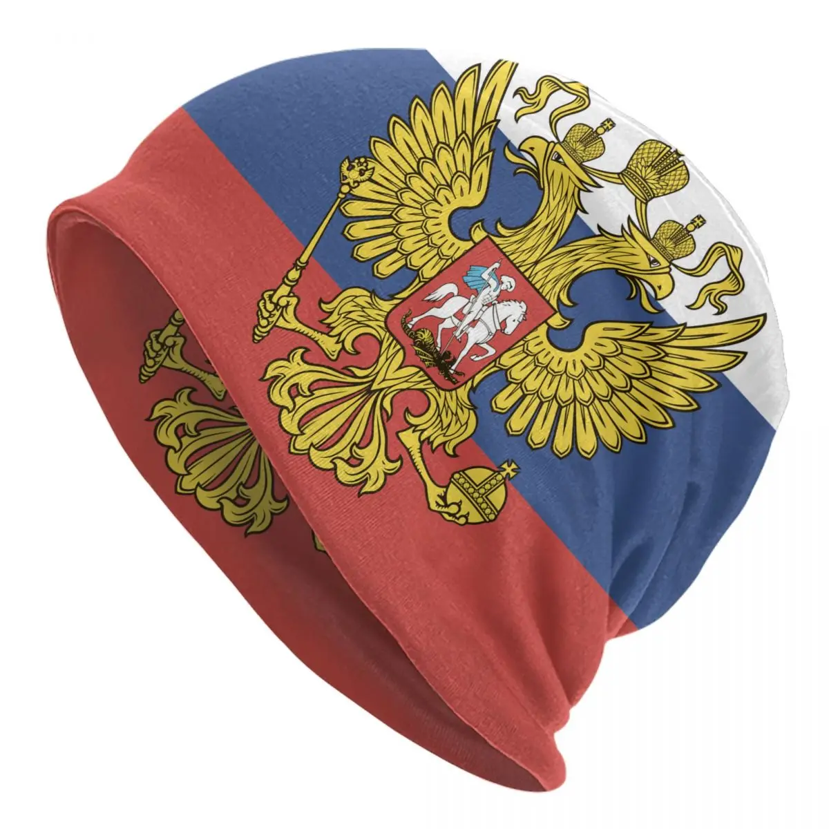 

Шапки с флагом Российской Федерации, винтажные взрослые уличные шапки, облегающие шапки, весенние теплые зимние вязаные шапки