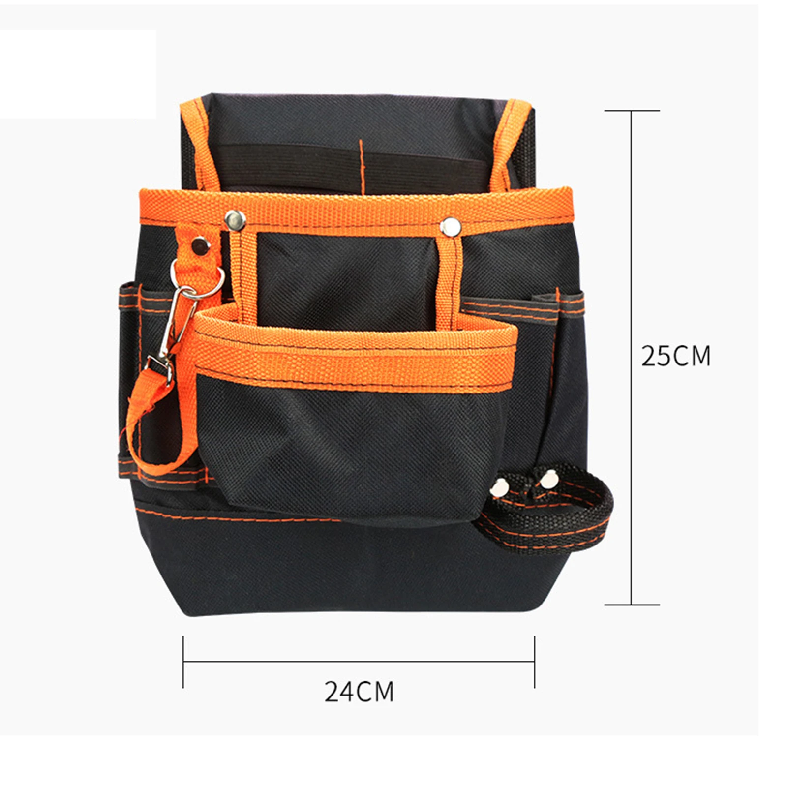 Heavy Duty Tool Belt Apron - Adjustable Oxford Pouch For Electricians & Carpenters