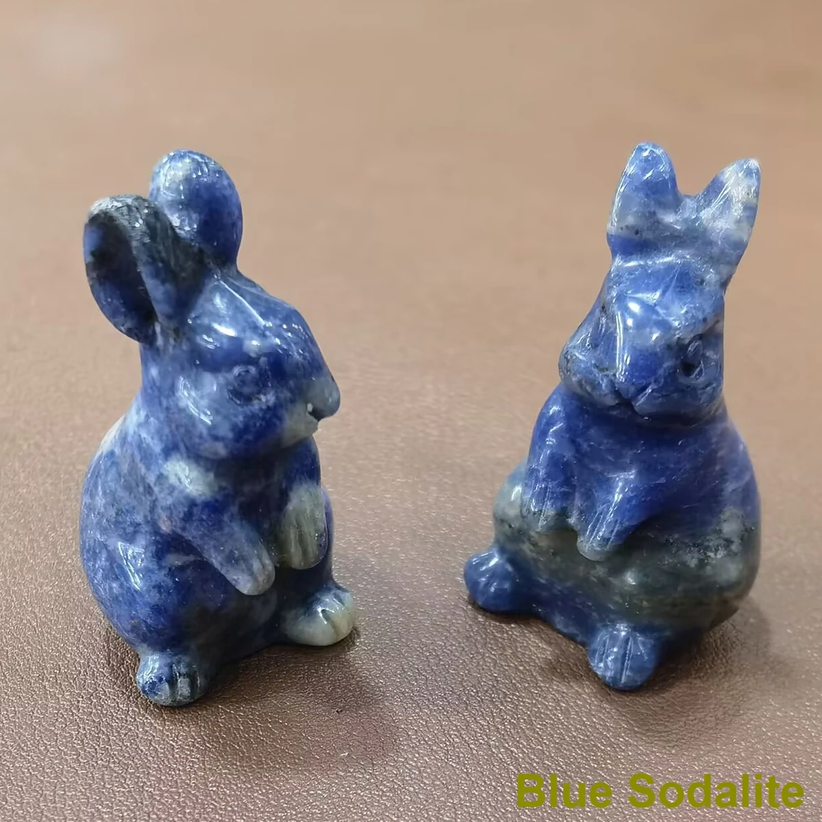 1 Pz Cristallo Naturale Coniglio Intagliato A Mano Statua - Foto 10