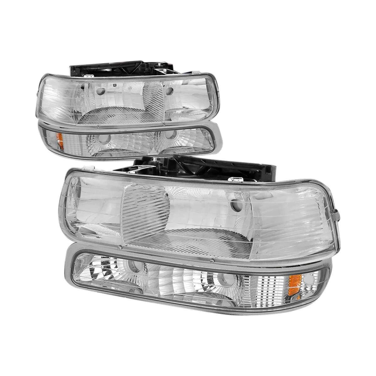 

LED DRL Daytime Running Light Fog Lamp Driving Light Parking Lights HD Headlight for Chevrolet Silverado 99-02