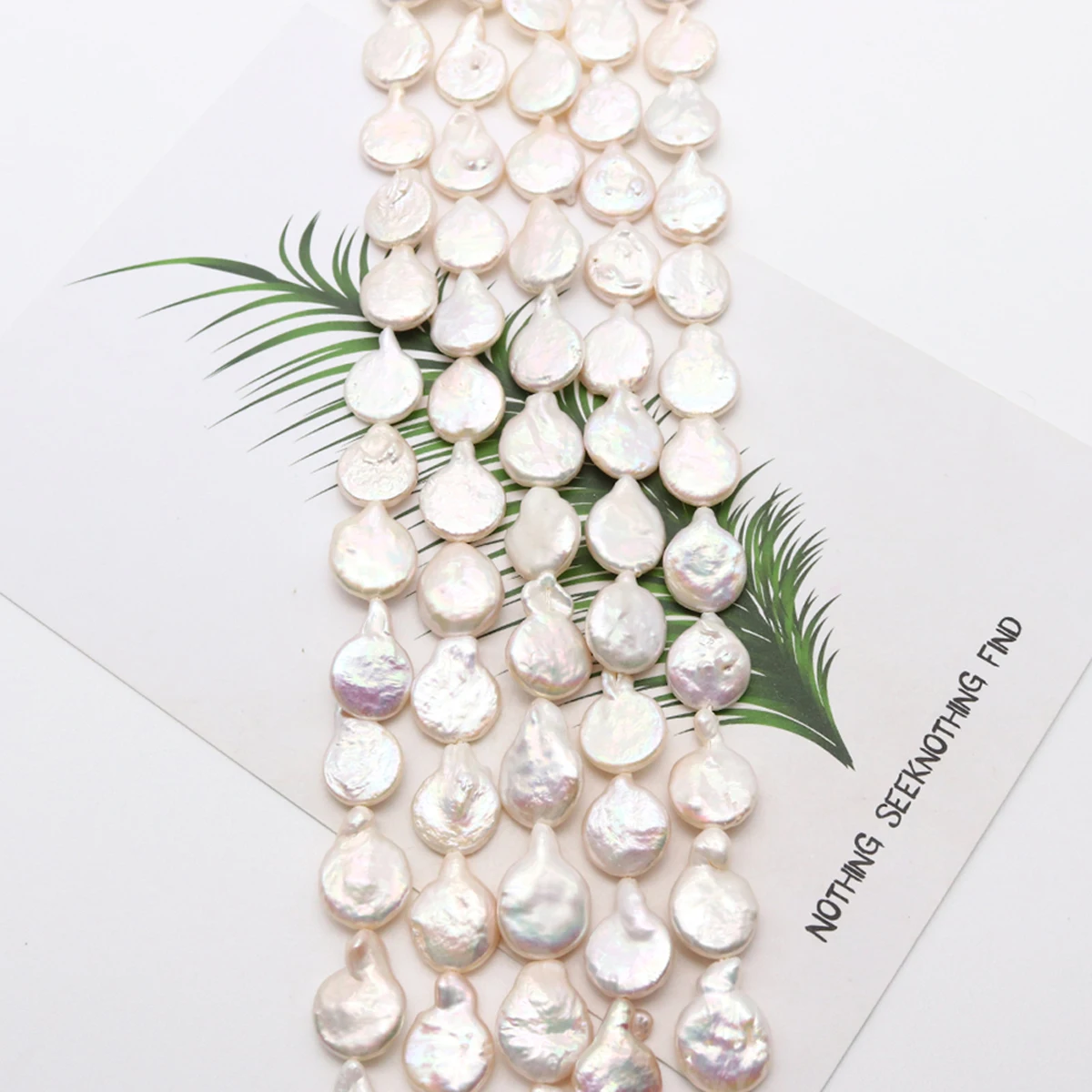AAA Natural Baroque Freshwater Pearl Beads White Drop 11-22mm Spacer Beads For Jewelry Making DIY Necklace Bracelets
