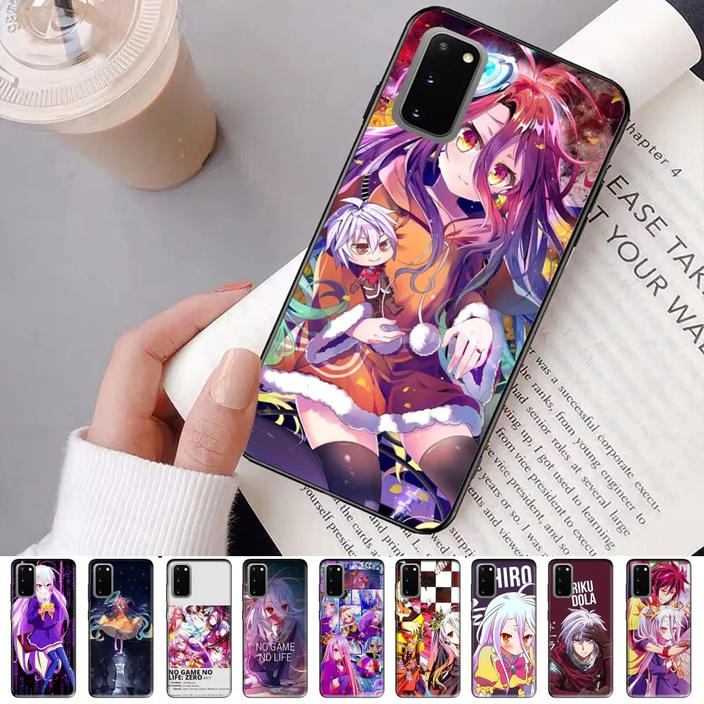 Game No Life Custodia Per Telefono Anime Per Samsung S 20 21 22 23 Plus Ultra Per Redmi Note 8 9 10 11 Per Huawei Y 5 6 9