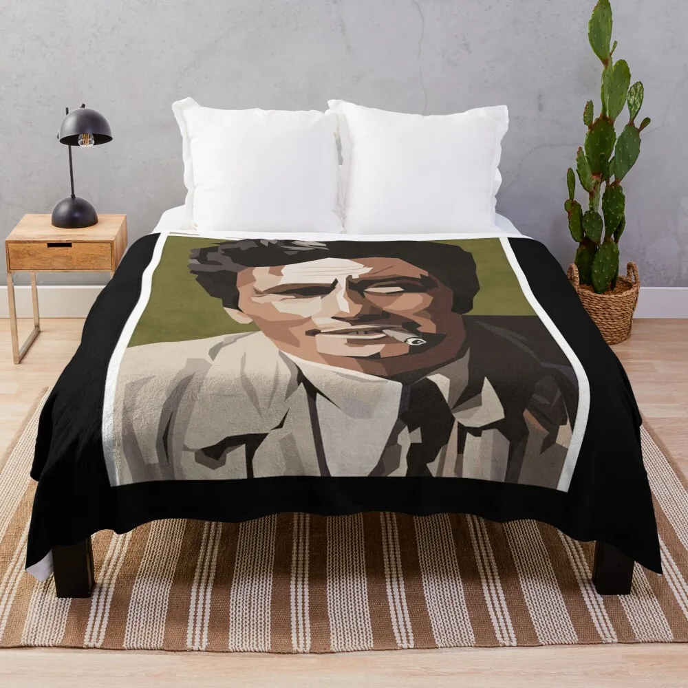 

COLUMBO Graphic Throw Blanket Fashion Sofa Blankets Kid'S Blanket Blanket Fluffy Thin Blankets