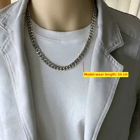 Collier en argent Sterling 100% S925, 7MM 8MM 10MM, chaînes Punk en argent 925, bijoux certifiés originaux, cadeaux 5