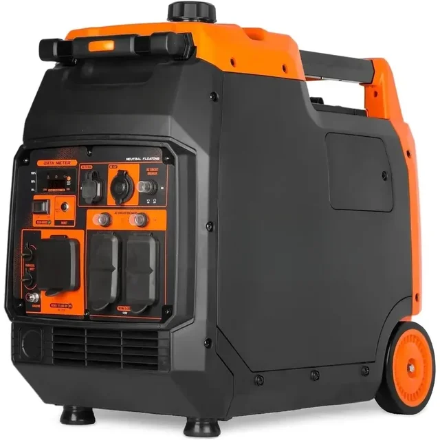 4800-Watt Portable Inverter Generator Produces Clean Power Prevent Damage Sensitive Electronics Ultra-efficient 1.9-gallon Tank 2