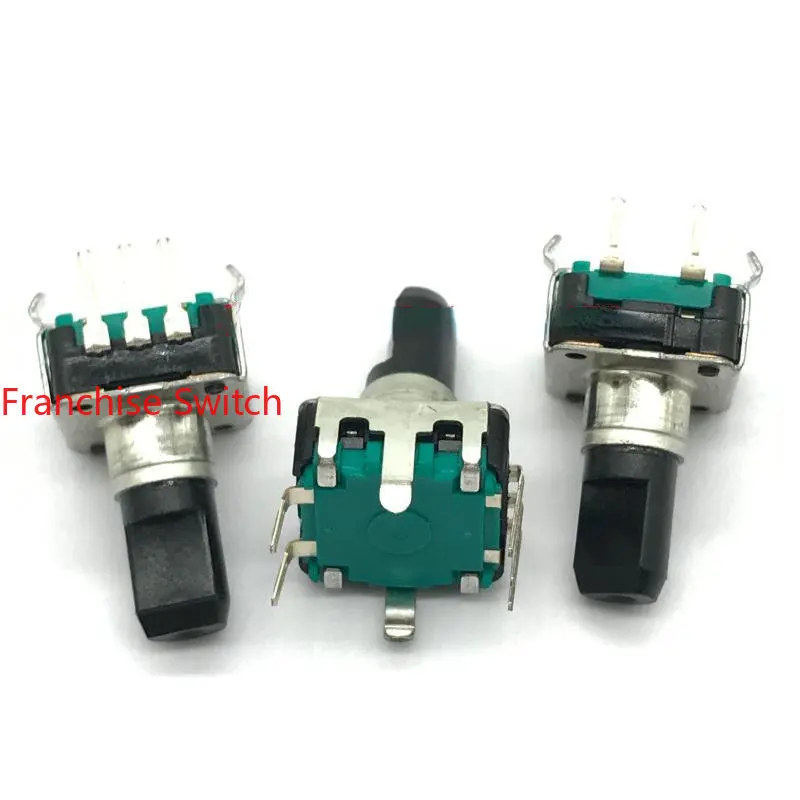 10PCS NEW EC12 ENCODER 24POINTS 24PULSE SHAFT LENGTH 15MM HALF  360 DEGREE ROTATION CAR ADJUSTMENT