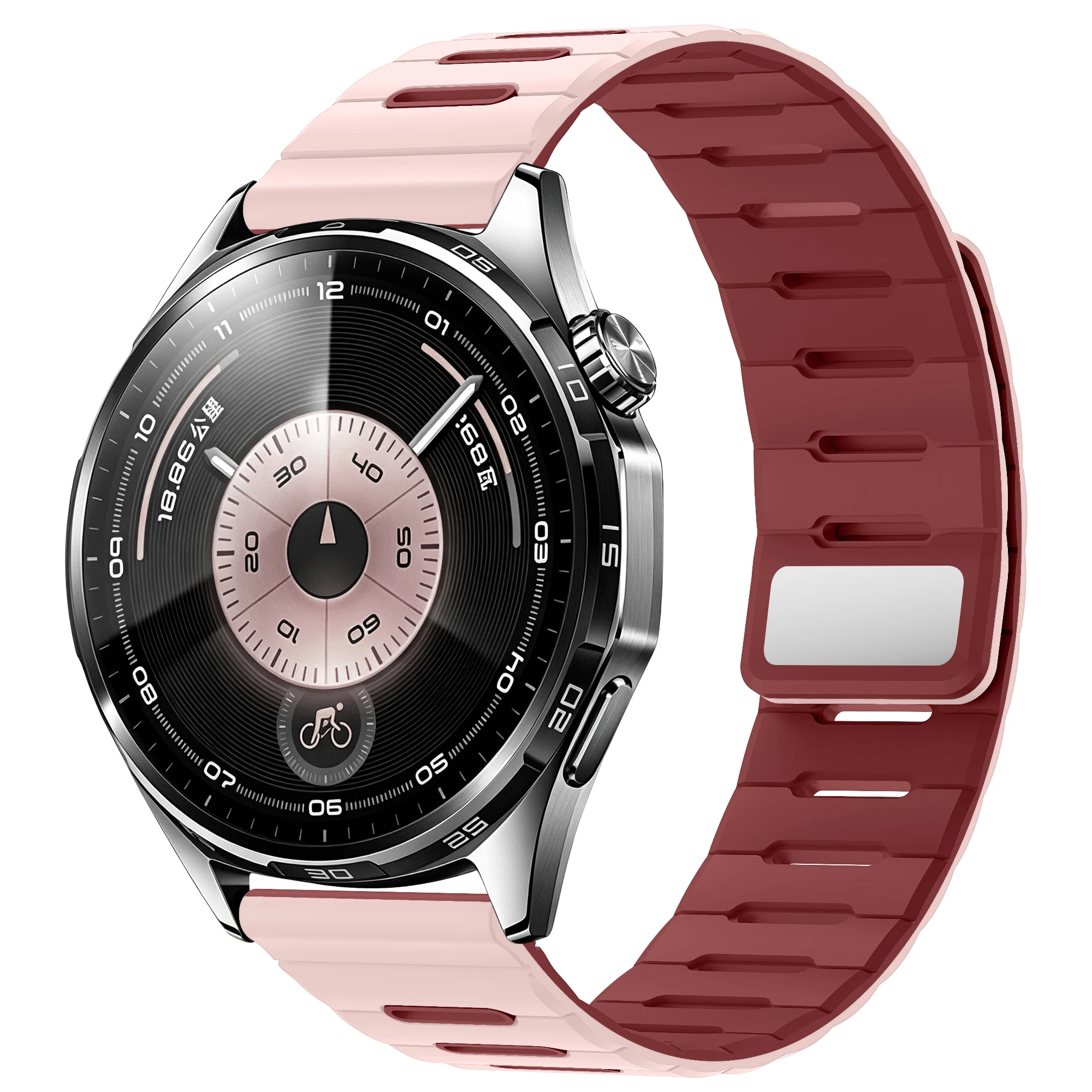 Premium 22mm Magnetic Watch Strap - Versatile Silicone Band Bracelet