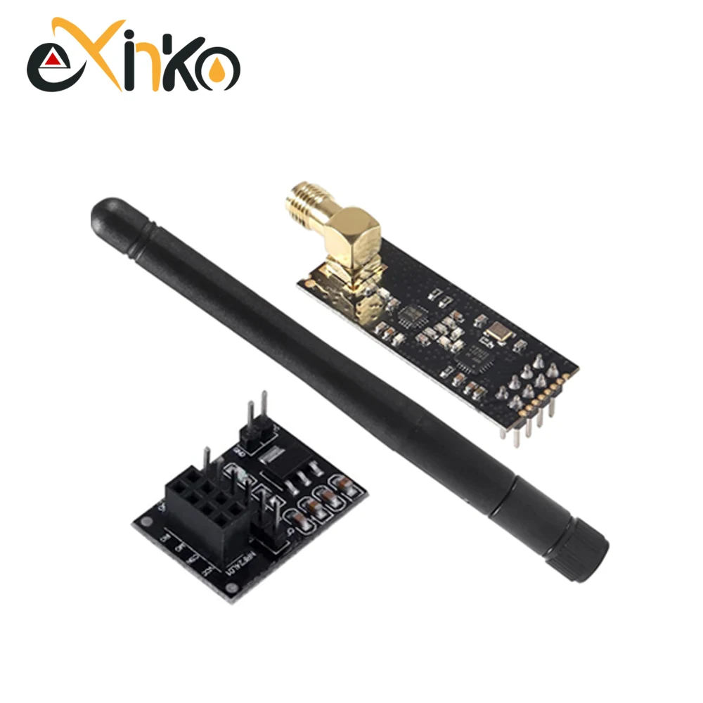 1-10PCS NRF24L01+ 2.4G wireless data transmission module 2.4GHz NRF24L01 upgrade version NRF24L01+PA+LNA 1000 Meters For Arduino 6