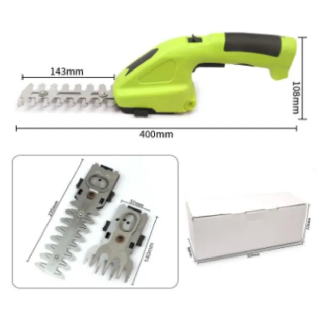 2In1 Mini Hordozható 7,2 V -Os Vezeték Nélküli Elektromos Sövény Trimmer Újratölthető, Kézi Háztartási Cserjék Gyomnövényes Metsző Fűnyírókert Szerszám - Image 4