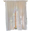 OQ5M Wholesale Double Layer French Vintage Curtains American Rustic White Lace Gauze Curtains Princess Wind Balcony Floating 1