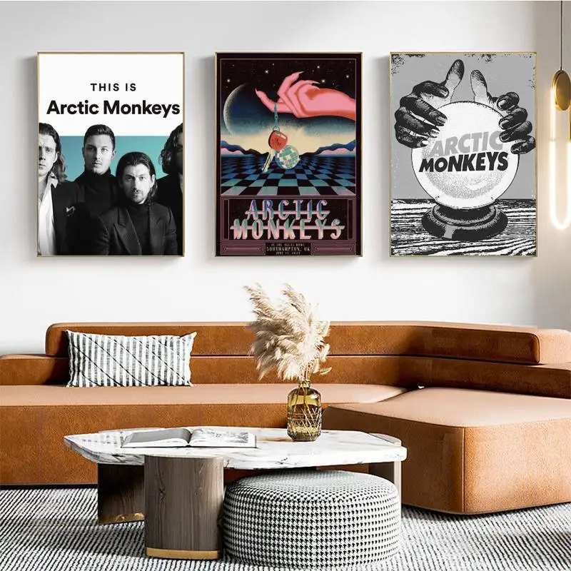 Arctic Monkeys Vintage Kraft Paper Poster Diy Wall Art For Home