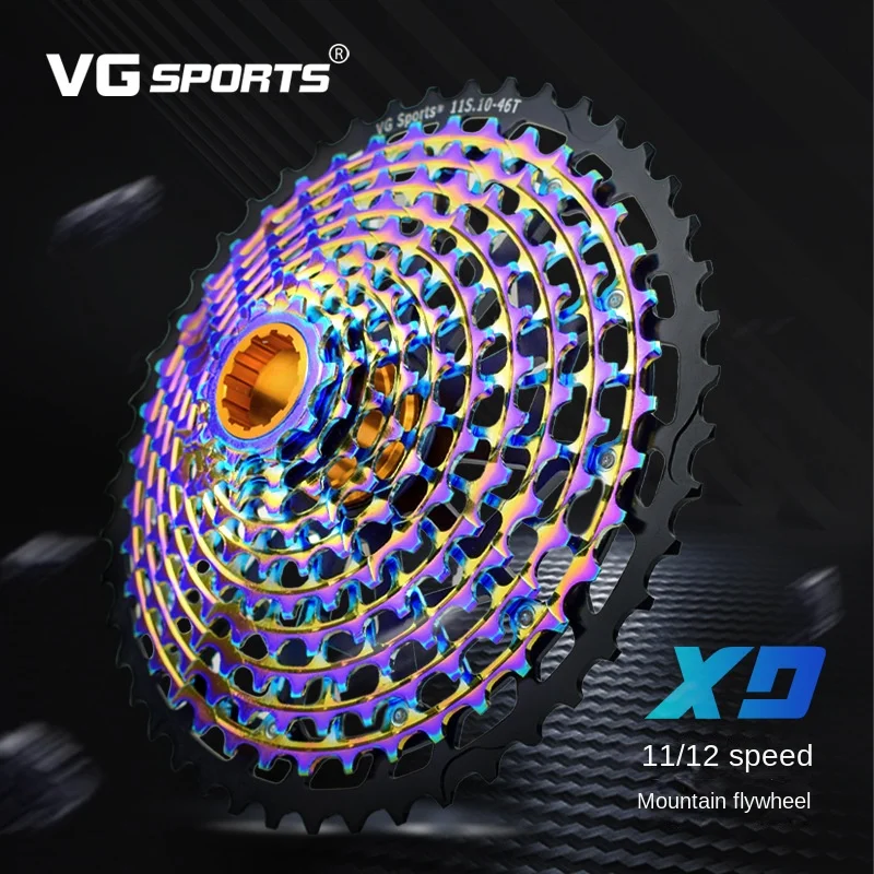 

Ultraligh XD Cassette Colorful Flywheel 11/12 Speed 10-46T / 10-51T MTB Bike Ultimate Freewheel Rainbow Bicycle Sprockets Parts