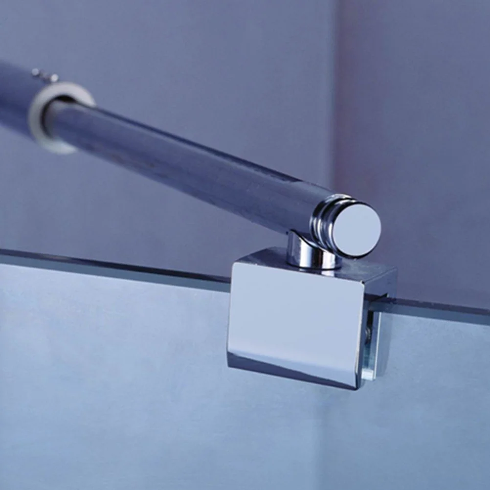 Double 304 Stainless Steel Shower Door Support Bracket Glass Mounting Brackets