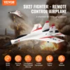 VEVOR SU27 RC Plane 2.4G  Remote Control Flying Model Glider Airplane with 2 Batteries Aircraft Foam Toys for Children Gifts 2