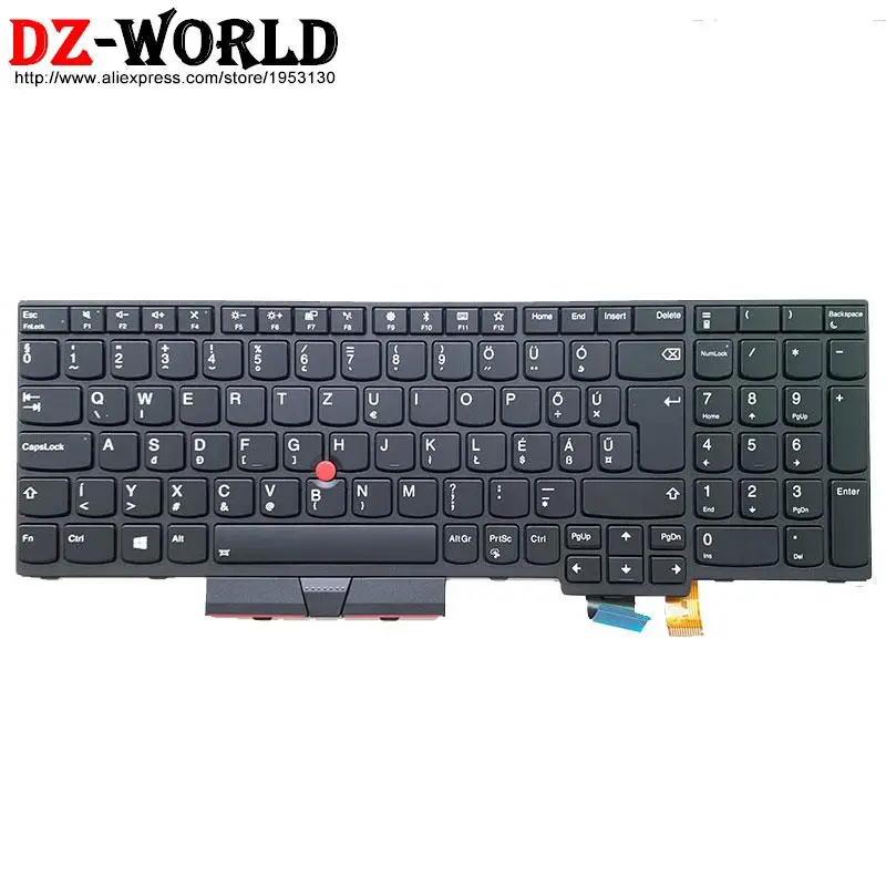 Teclado Retroiluminado para Laptop Lenovo Thinkpad T570 P51s T580 P52s sp dk Não Ser br ch Sss se hu é fr Ele Ndc Qwertz - Imagem 3