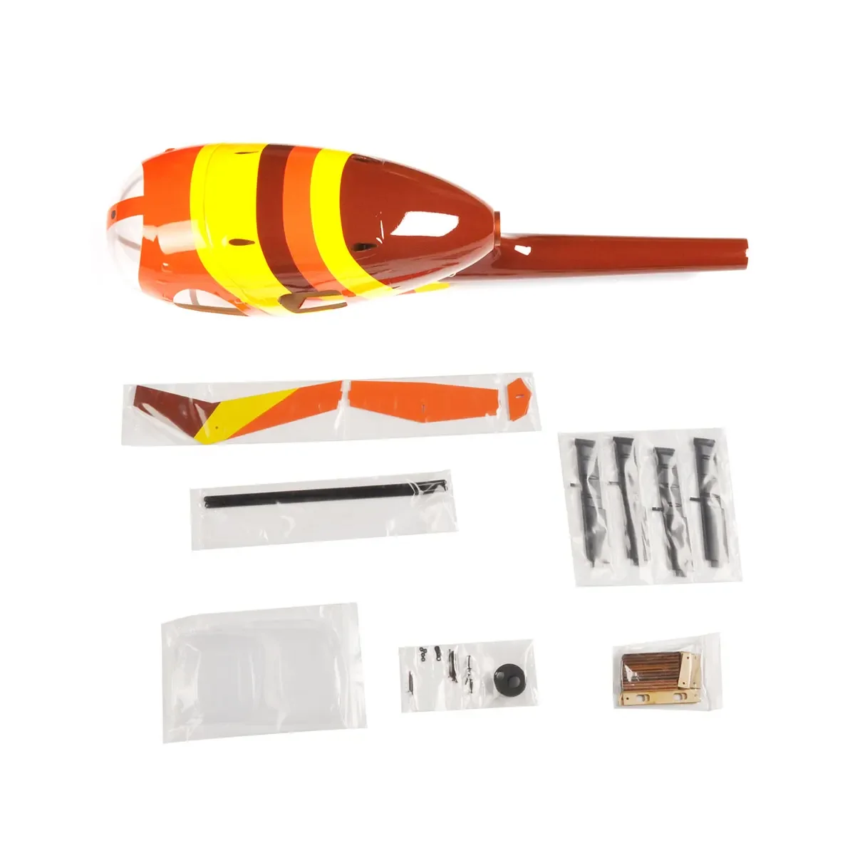 Fuselage Hélicoptère MD500E 450 Taille 450 Compatible Align T-Rex