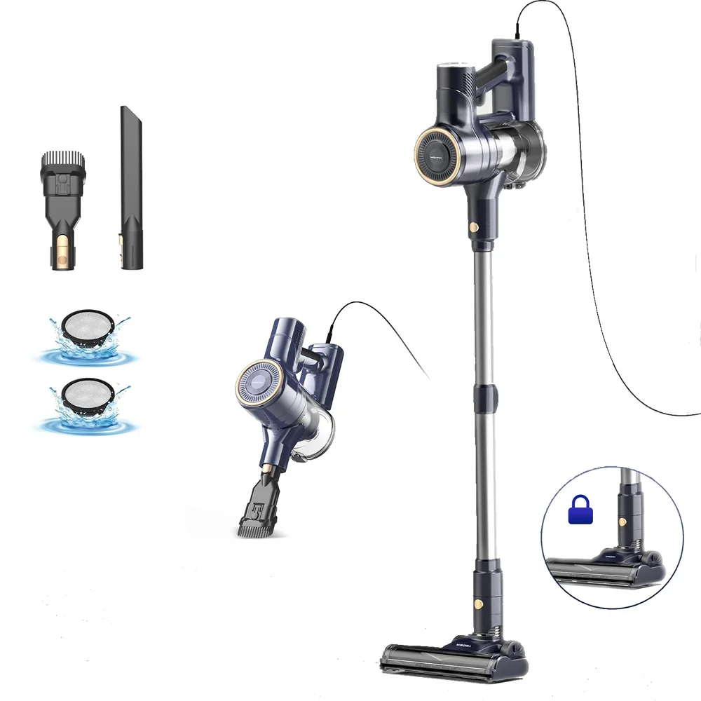 YISORACordedVacuumCleaner6MLongCord23KpaStickVacuumwithLED