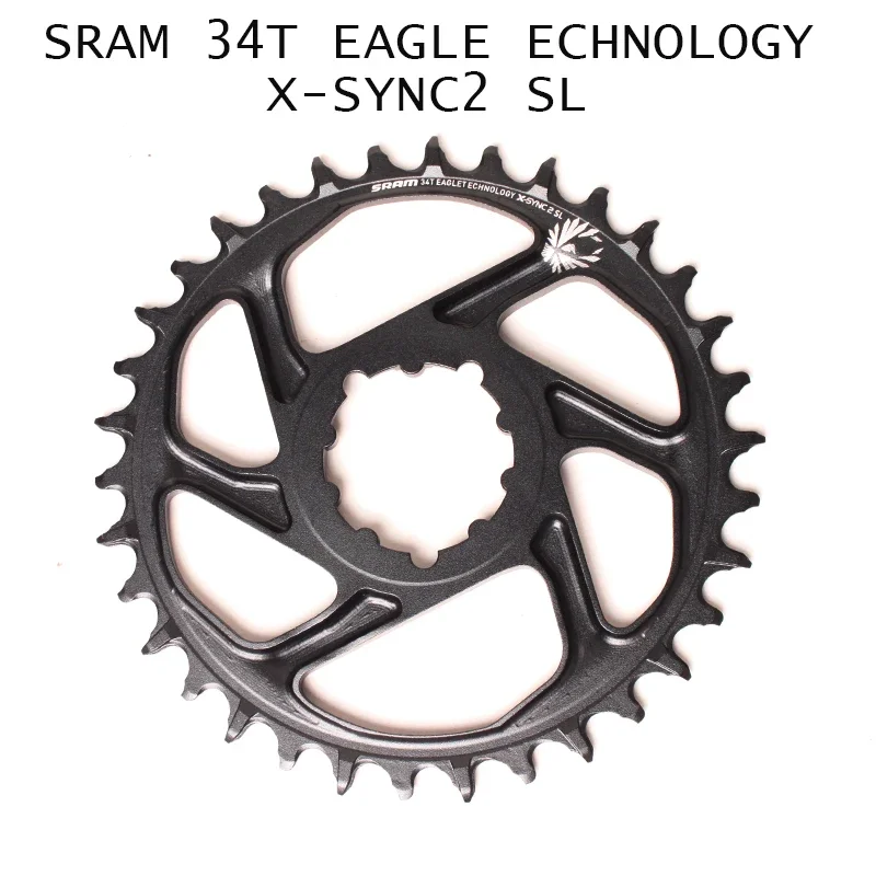 Фото Подходит для SRAM GX Eagle Chainring 34T Chainewheel прямое Крепление 3 мм офсетная велосипедная кривошипа 12S для Sram X-SYNC цепная кольцевая Корона велосипеда №2