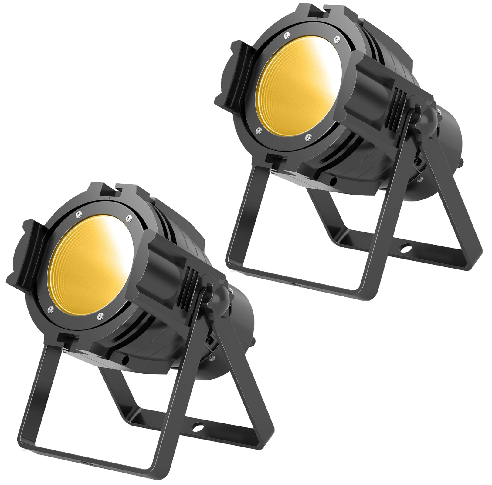 

2PCS 80W COD Performance Light Stage Show Light High Brightness Par Light Sound Control DMX512 for Wedding Live Stream Church