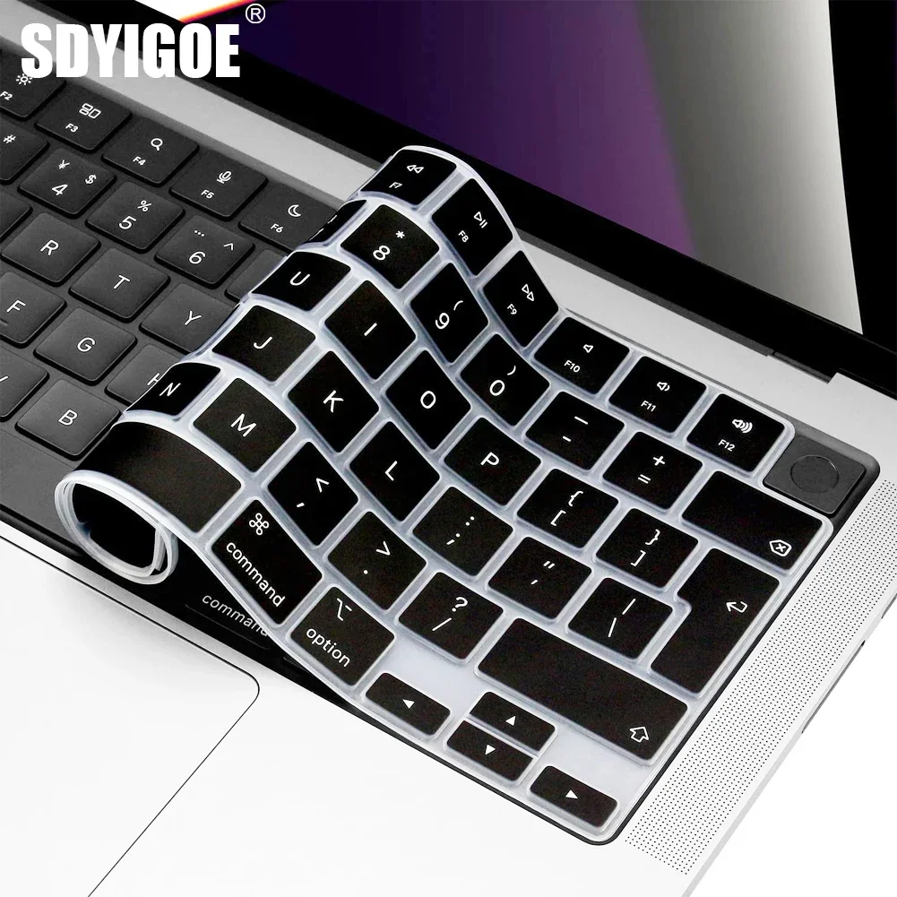 Silicone Keyboard Cover for MacBook Pro 16 MacBook Air M2 Keyboard