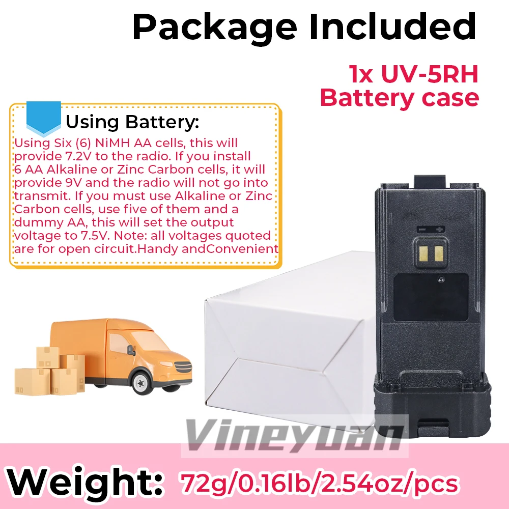 6AA Extended Durable Battery Case