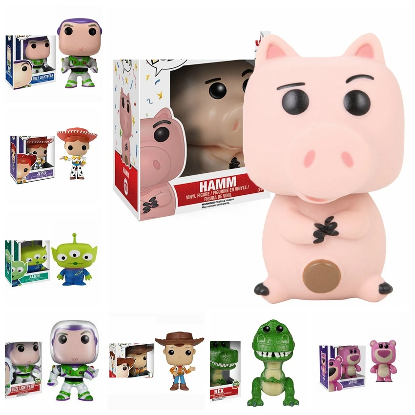 Funko Pop Disney Movies Toy Story Rex #171 Buzz Lightyear #02 Lotso #13  Jessie #19 Alien Vinyl Figures Action Toys Dolls Gifts - AliExpress