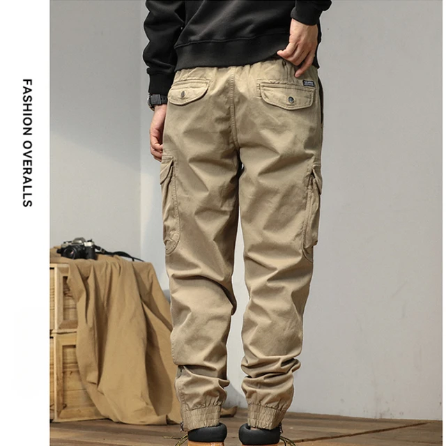 Kubro Autumn Winter Soft Cotton Fleece Lattice Casual Pants Men Business  Slim Fashion New Warm Straight Trousers Plus Si