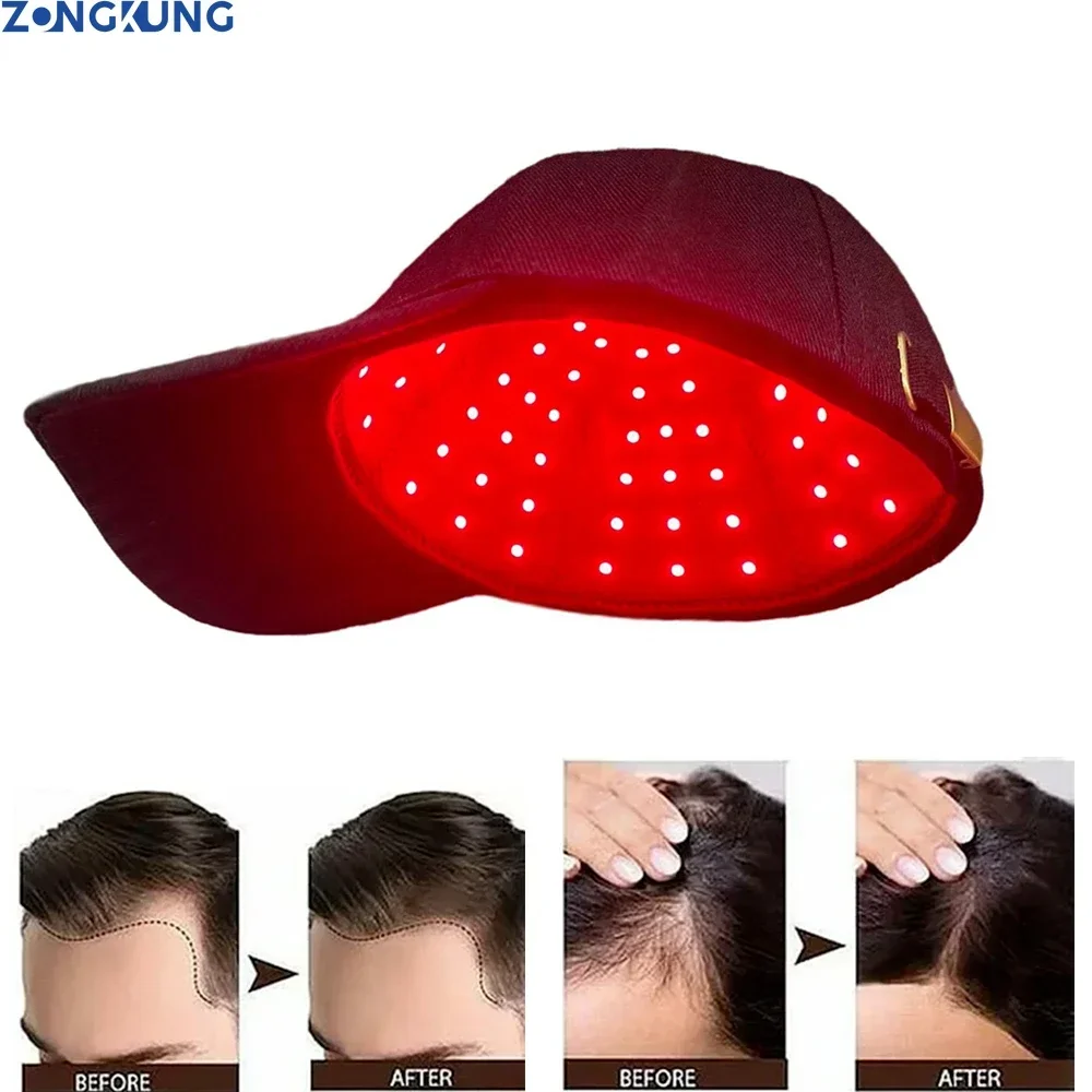 96PcsLeds660nm850nmRedLightInfraredTherapyHairGrowthCapfor