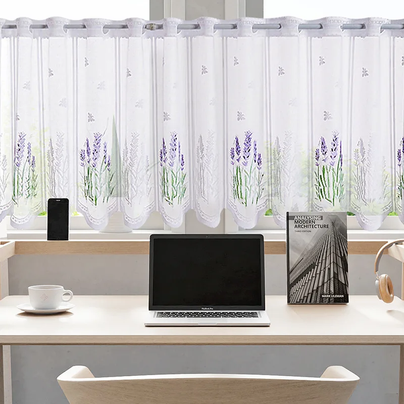 European Tulle Short Curtains for Living Room Bedroom Dining Kitchen Cabinet Cover Lace Wedding Window Decor window curtains,decor curtains,lace curtains
