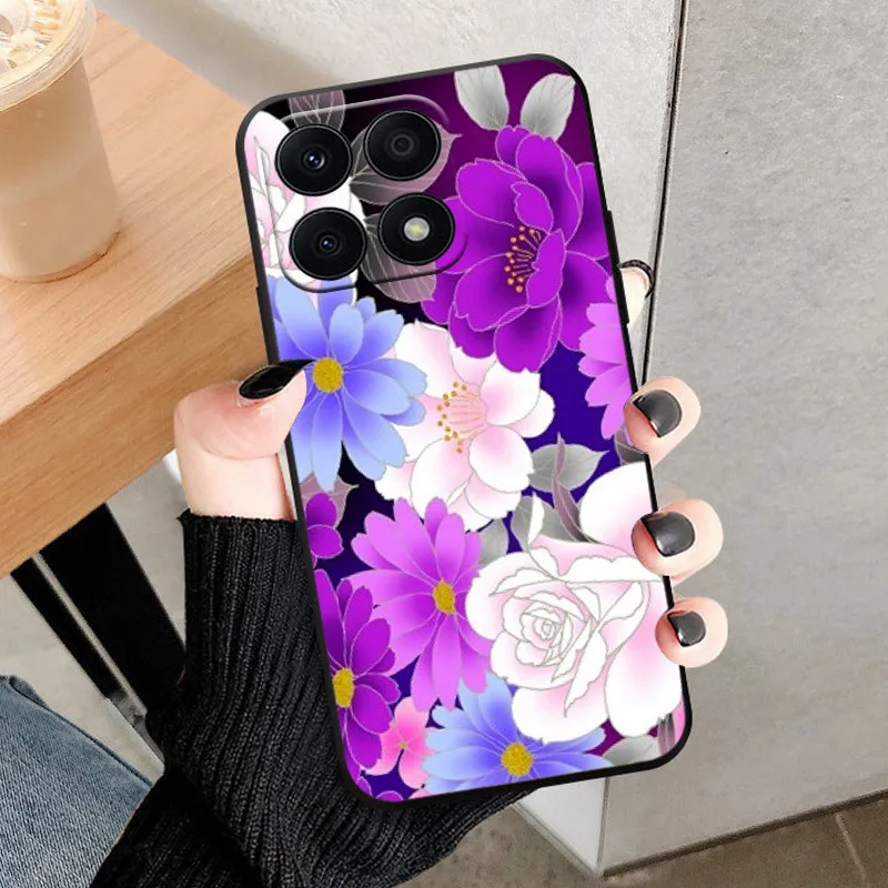 Premium Silicone Soft TPU Phone Case Cover for Huawei Honor X8A - 6.7'' Coque Shell Bumper