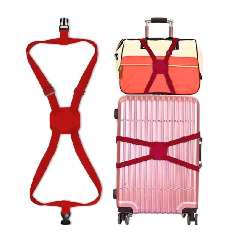 

Travel Bag Fixed Belts Suitcase Bag Bungee Adjustable Strap Travel Accessory