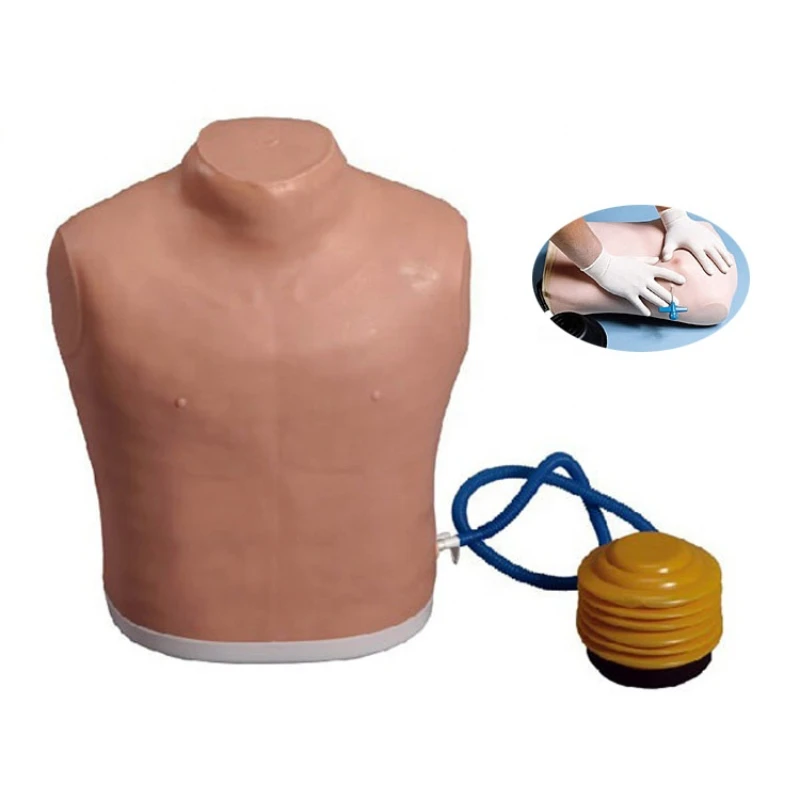 

Chest Tube Manikin Decompression of Tension Pneumothorax Nursing Training Model