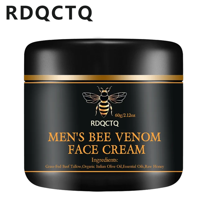 RDQCTQ – crème anti-rides au venin d'abeille pour hommes, raffermissante, Lifting, Anti-vieillissement, estompe les ridules, soins hydratants pour la peau 1
