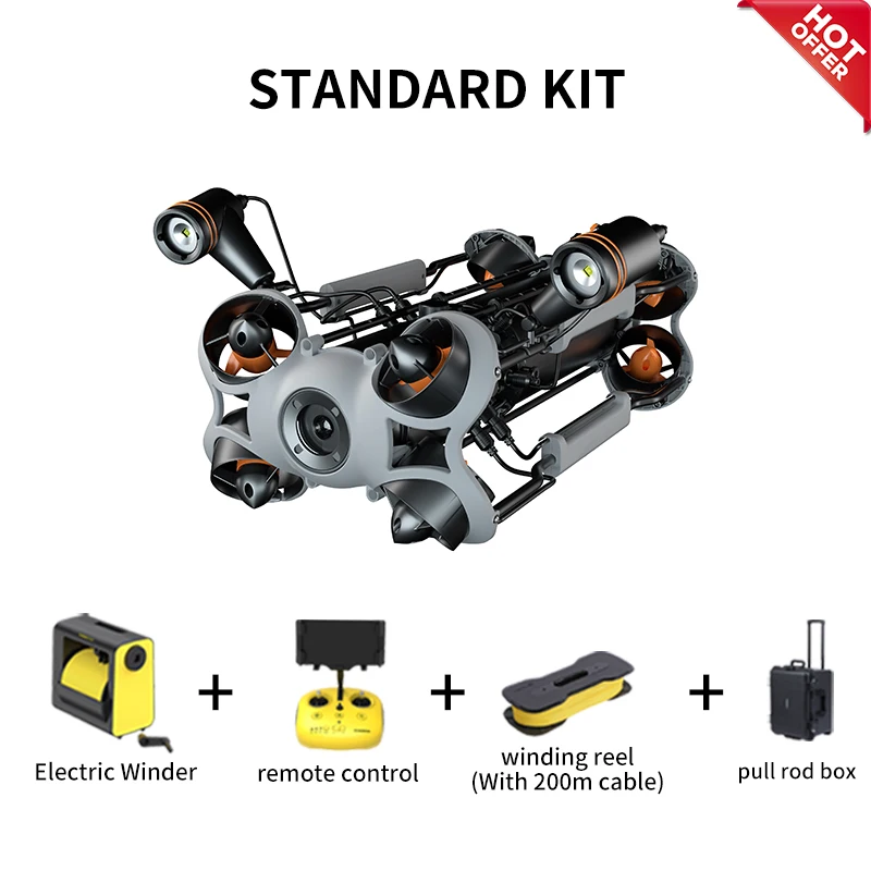 Professional Underwater 4k HD Video Underwater Salvage Inspection Robot Drone M2 PRO MAX 2 Professional Underwater 4k HD Video Underwater Salvage Inspection Robot Drone M2 PRO MAX - Image 2