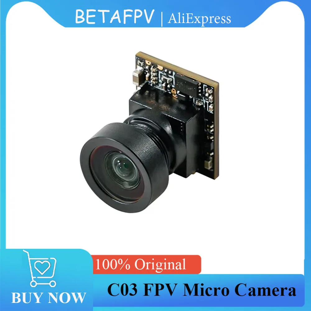 BETAFPV C03 Micro Caméra FPV 1.52g CMOS 2.1mm 160° pour Drone