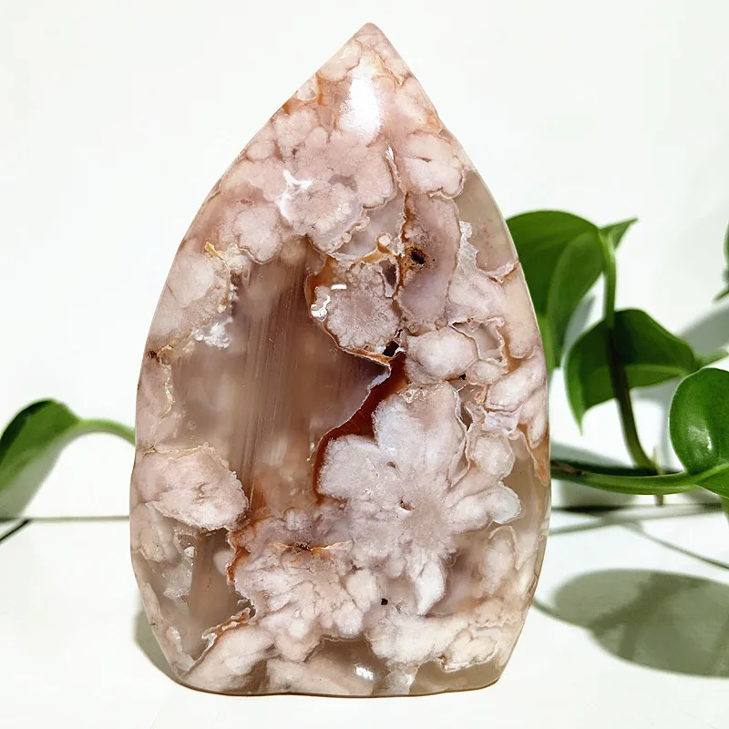 

Natural Stone Cherry agate Crystal Druzy Geode Freeform Point Home Room Decoration Spiritual Meditation Chakra Healing Crystals