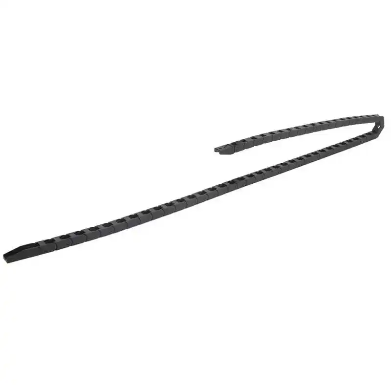Plastic Cable Chain Cable Carrier Cable Chain 7x7 10x10/15/20/30/40mm Cable Drag Chain Wire Carrier With End Connectors for CNC Machines 550mm/1000mm Length