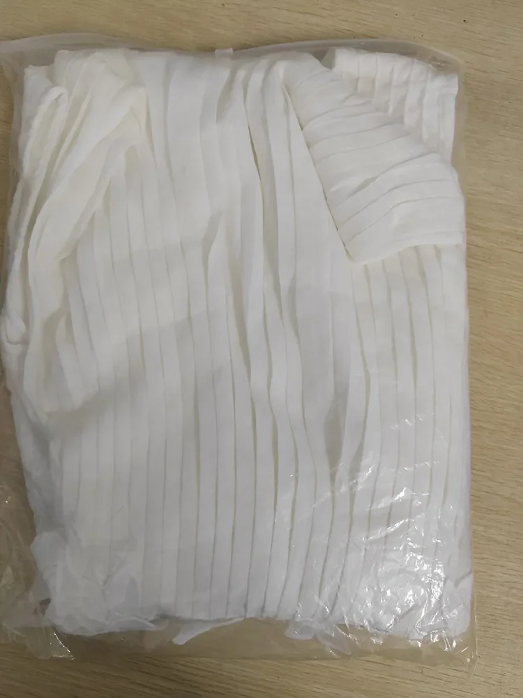 الصيف المدرج تطريز أنيق مطوي فستان المرأة بلا أكما...