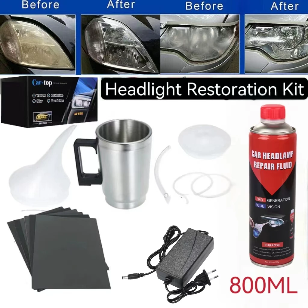 

Car Scratch Remover Paint Care Tools Headlight Restoration Kit Scratches Repair Polishing Anti Scratch Wax Headlight Restoration