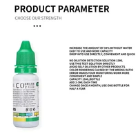 Aquarium CO2 Indicator Solution Monitor Plants Grass CO2 System Concentration Fish Tank Glass Liquid Tester Fluid Drop Checker 2
