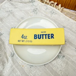Faux Yellow Butter Block Squishy Toy for Crafts and Decoration (Butter stick)